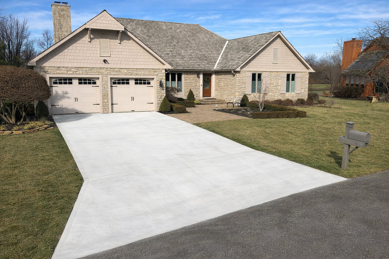Concrete driveway building in Altoona, PA